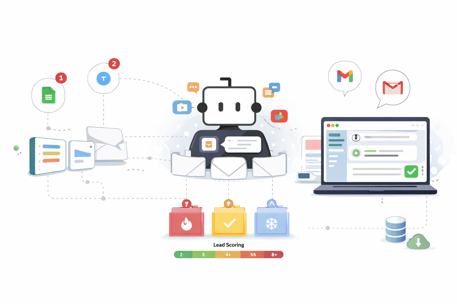 Sistema de Lead Nurturing automatizado